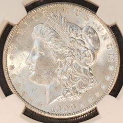 モルガンダラー 1900年 1ドル銀貨 NGC MS63 鑑定品 VAM-24 DDR ARROWS