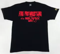 【中古】Tシャツ(男性アイドル) [単品] ロス・インゴベルナブレス・デ・ハポン ワールド L・I・J×ファイプロワールド コラボTシャツ ブラック Lサイズ 「PS4ソフト ファイヤープロレスリング ワールド 新日本プロレス PREMIUM EDITION」