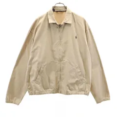 Polo by Ralph Lauren ポロバイラルフローレン 90s オールド  USA製 スイングトップ L ベージュ チンストラップ メンズ 古着