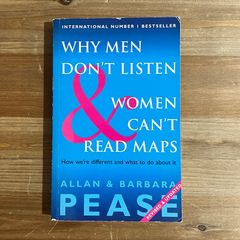 【古本】Why Men Don't Listen & Women Can't Read Maps / Allan & Barbara Pease　ペーパーバック