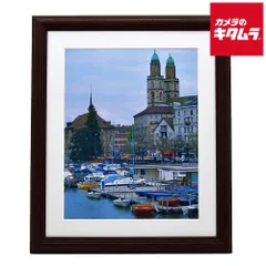 【新品】フジカラー IM-30 木製額 A4 ブラウン 《納期約１－２週間》