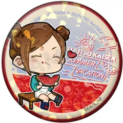 【中古】バッジ・ピンズ 釘崎野薔薇 「呪術廻戦 トレーディングホログラム缶バッジ 夏休みver.」