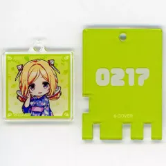 【中古】キーホルダー アキ・ローゼンタール(ミニキャラ) 「バーチャルYouTuber ホロライブ×極楽湯・RAKU SPAコラボ第六弾 フロライフ トレーディング銭湯錠風キーホルダー」