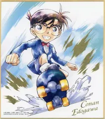 【中古】食玩 雑貨 【レア】12.江戸川コナン(箔押し) 「名探偵コナン 色紙ART4」