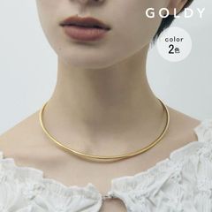 ラウンド カーブ スリム ステンレス ネックカフ GOLDY ゴールディ 3240655 goldy アクセサリー レディース チョーカー 首飾り シルバー ゴールド goldy ネックレス goldy ネックカフ ゴールディ ネックカフ 新品 正規品