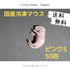 ★SOPE.‪☁️プロフ必読☁️★国産冷凍マウスセット品 Amazon | 国産冷凍マウス (アダルトM/19g 10匹入り) 爬虫類 餌