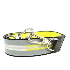 ロンシャン LONGCHAMP Rayures ショルダーストラップ グレー 黄 イエロー /AKのサムネイル