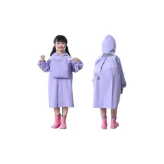 レインコート キッズ カッパ 子供 ランドセル 男の子 女の子 こども用レインコート レインポンチョ 子供 雨具 雨合羽 軽量 防水 速乾 夜間反射 ツバ 収納袋付き 薄型 レイングッズ 梅雨 豪雨 自転車 通園 通学 キャンプ アウトドア パープル Lサ