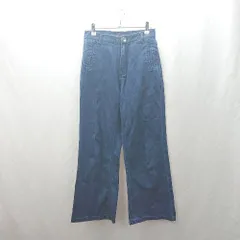 ◇ Θ 株式会社アーバンリサーチ ワイドデニムパンツ サイズＳ インディゴブルー レディース E  【1503060025352】