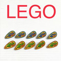 中古 LEGO レゴ お城シリーズ  ミニフィグ用　盾　シールド　８個　まとめ売り HN-804 キャッスル　オールドレゴ　ドラゴン　ブルー　グリーン　イエロー　青　緑　黄色　8178 361