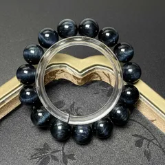 上品 EU製★ブルータイガーアイ★パワーストーン ブレスレット 天然石 原石 きれいめ 成功 幸運 ギフト プレゼント2 1約13.4-13.6mm ZB7340