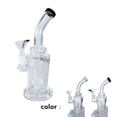 420friendly "Black Leaf" Bubbler -ガラスバブラーシャワーヘッド- 21cm