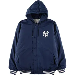 古着 スターター Starter MLB NEW YORK YANKEES ニューヨークヤンキース 中綿パーカー パファージャケット メンズL/eaa386569のサムネイル