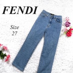 FENDI フェンディ デニム ストレート ハイライズ ジーパン 27インチ FENDI フェンディ デニム ストレート ハイライズ ジーパン 27インチ