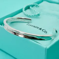 【極美品】ティファニー ナロー カフ バングル  1837フルセット 楽天市場】ティファニー 1837 カフ ナロー バングル