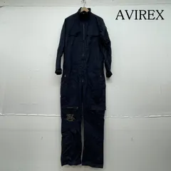 AVIREX オーバーオール つなぎ 黒 ブラック XL