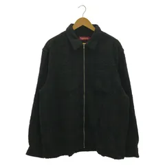 Supreme Boucle Zip Up Shirt シュプリーム Supreme Boucle Zip Up Shirt Black メンズ - FW24 - JP