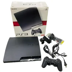 186000 現状品 PS3 本体 箱付き コントローラー付き 120GB ケーブル CECH-2000A  ブラック