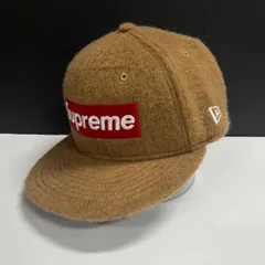 74.supreme × NEW ERA Brushed Wool Box Logo Cap サイズ7 1/4【併売品】