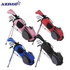 ジュニア用 アズロフ AZ-JR7 クラブセット 4本組(1W,7I,SW,PT) キャディバッグ付き