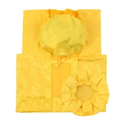 [FLYSAIL] 還暦 ちゃんちゃんこ お祝い 男女兼用 単衣 赤 プレゼント 赤いちゃんちゃんこ 長寿 お祝い 父の日 母の日 ギフト 敬老の日 (黄) 1