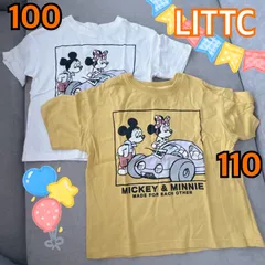 LITTC リトシー ミッキー＆ミニー お揃い 半袖 Tシャツ 100 110