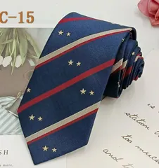 ネクタイ　結婚式　パーティー　イベント　ビジネス　卒業式　入学式　入社式　ダンスパーティー　バーテンダー　スーツ　ワイシャツ　格安　小物　メンズネクタイ　ネイビー色　紺色　レッド色　シルバー色　銀色　ホワイト色　白色　ストライプ柄　星柄　ドット柄