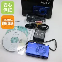 【動作品】Nikon ニコン COOLPIX S6200 ブルー コンデジ Yahoo!オークション -「nikon coolpix s6200」の落札相場・落札価格