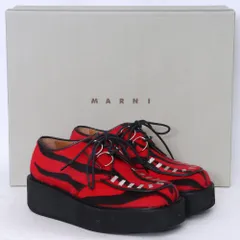 未使用 MARNI 厚底レースアップスタッズシューズ サイズ34.5のサムネイル