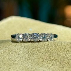 MIKIMOTOミキモト Pt950 ダイヤモンド0.74ct リング