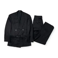 希少極美品！DOMON　タキシードテーラードジャケット　L　ショート丈 2025年最新】domon スーツの人気アイテム - メルカリ