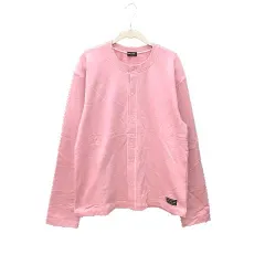 コムサイズム COMME CA ISM カーディガン カットソー 長袖 L ピンク /YKのサムネイル