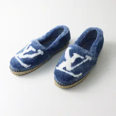 良品 ルイヴィトン LOUIS VUITTON シーショア ライン フェイクファー エスパドリーユスリッポン シューズ 36.5(23.5cm)//【2400014581614】のサムネイル