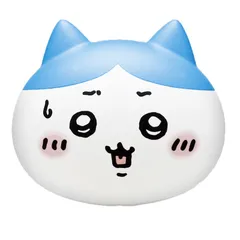 ちいかわ　おかおのスクィーズ［ハチワレ］【困り顔】単品/ハチワレスクイーズ/ハチワレガチャ
