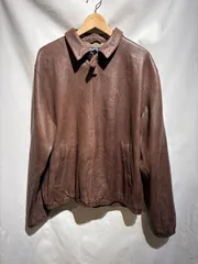 90s HALOGEN　ラムレザー スウィングトップ　ブラウン 茶 羊革 L B03_9390_de1afe57-f05b-43e4-