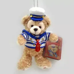 【中古】ぬいぐるみ ダッフィー(セーラーシャツ) ぬいぐるみバッジ 「ジャーニーズ・ウィズ・ダッフィー Your Friend Forever」