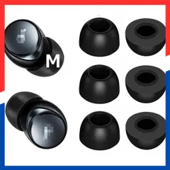 【人気商品】Mサイズ 3ペア】 【ブラック 装着感向上 フィット感 遮音性 Case the in Fit 記憶フォームイヤーチップ ウレタン製イヤーピース X10用 Sport (214SCBM) Soundcore Soundcore Soundcore