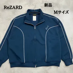 ReZARD  リザード　トレーナー　スウェット　フルジップ　トラックジャケット　ネイビー　Mサイズ　メンズ　新品タグ付き　【B-2】