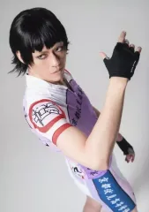 【中古】生写真(男性) 林野健志(御堂筋翔)/膝上・ユニフォーム・右向き・右手上げ・キャラクターショット/舞台『弱虫ペダル』新インターハイ篇～ヒートアップ～ ブロマイド