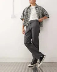 【送料無料】 ディッキーズ メンズ カジュアルパンツ ボトムス Dickies 874 straight fit work pants in dark gray Gray