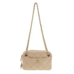 【美品】 CHANEL （シャネル） ﾏﾄﾗｯｾ ﾐﾆｶﾒﾗﾊﾞｯｸﾞ バッグ ショルダー/メッセンジャーバッグ ﾏﾄﾗｯｾ Beige AS5190 used:A
