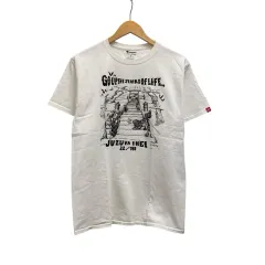 チャンピオン CHAMPION Tシャツ 半袖 ロゴプリント コットン M 白 ホワイト 黒 ブラック