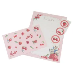 【メール便】ピーターラビット 手紙セット レターセット BPフルーツ P S＆C 便箋＆封筒 絵本キャラクター グッズ 