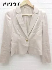 ◇ ANAYI アナイ 1B シングル 長袖 テーラード ジャケット サイズ36 ベージュ系 レディース  【1002800358526】