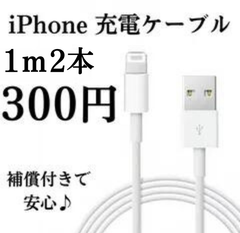 ライトニングケーブル1m2本iPhone充電ケーブルiPhone充電器高速充電typeCタイプClightningケーブルIphoneじゅうでんきケーブル充電ケーブル急速充電アイフォン線アイホンタイプBスマートフォン変換アンドロイド携帯電話安価安い格安激安