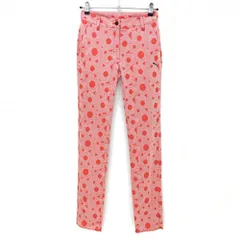 【新品】プーマ パンツ レッド×白 総柄 DRYCELL  レディース S ゴルフウェア PUMA