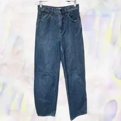 UNIQLO　ユニクロ　デニム　ブルー　レディース　ストレート　ジーンズ　大人カジュアル　通学　キレイめ　25　Sサイズ相当