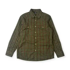 mont-bell モンベル チェック 長袖 ドライシャツ S/グリーン系 メンズ アウトドア #1114276