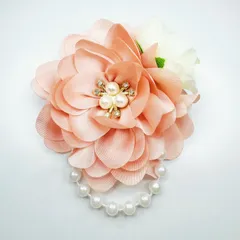 コサージュ 卒園式　卒業式　入園式入学式 結婚式 発表会 ＊フォーマルコサージュ＊パールブローチhh4