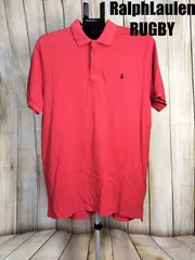 RalphLauren RUGBY ラルフローレンラグビー ポロシャツ レッド ワンポイント XL